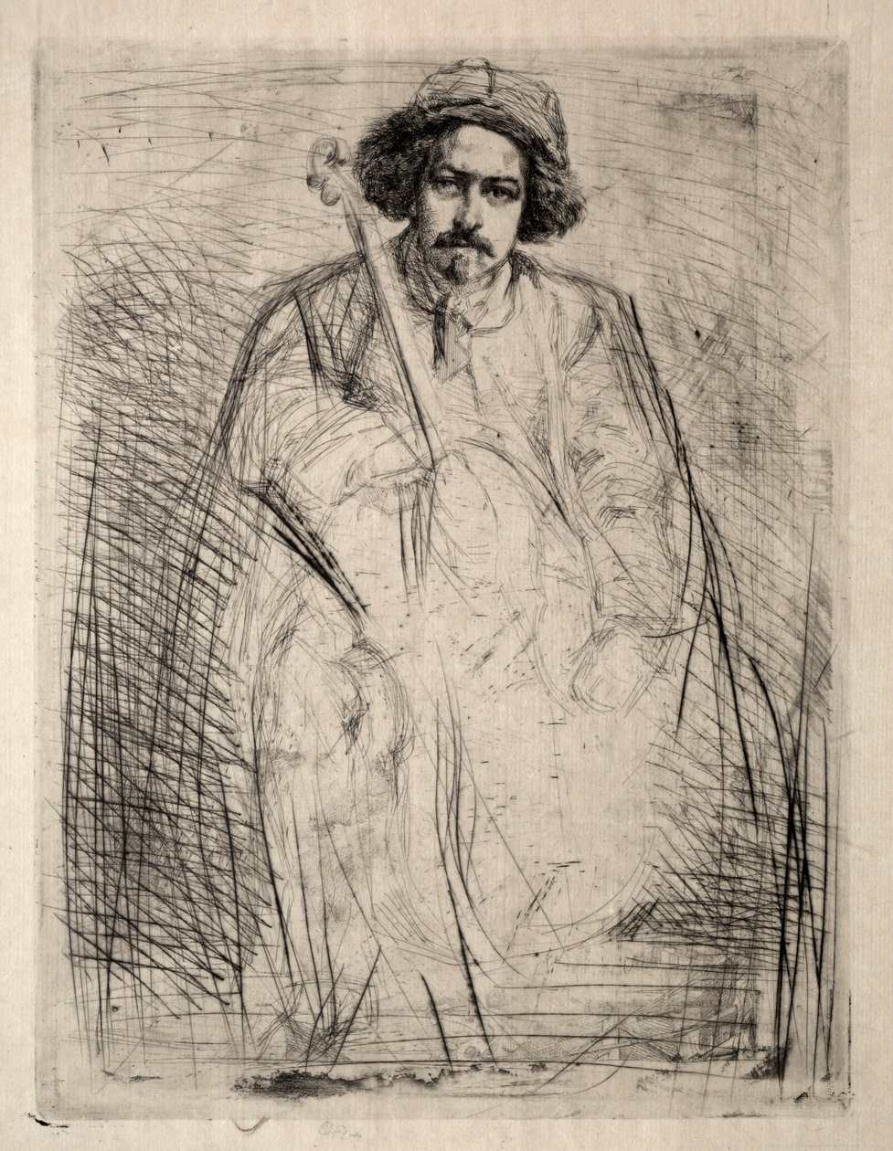 Becquet, 1871 door James Abbott McNeill Whistler