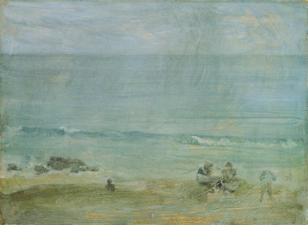 Aan de kust, St. Ives door James Abbott McNeill Whistler