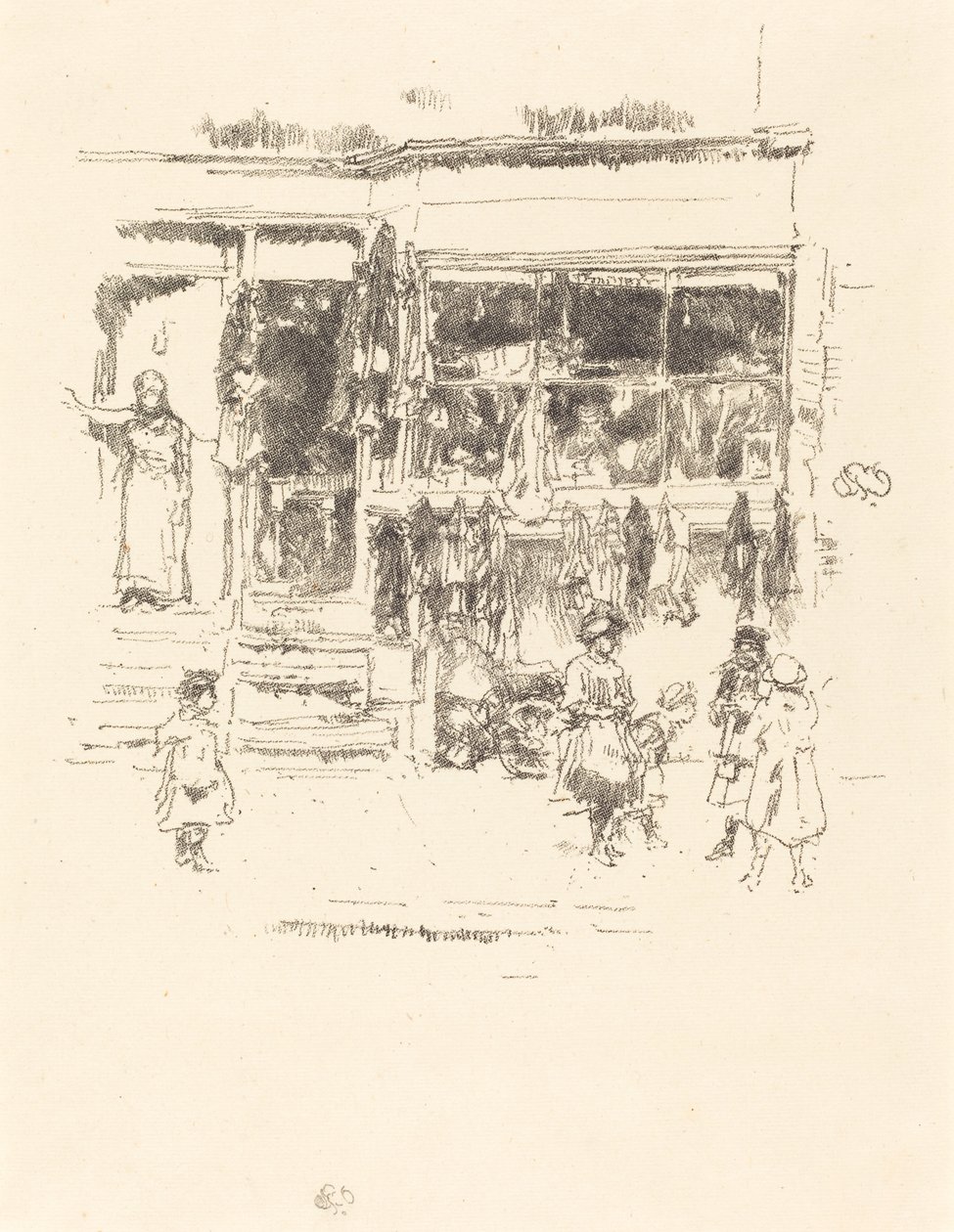 Chelsea vodden, 1888 door James Abbott McNeill Whistler