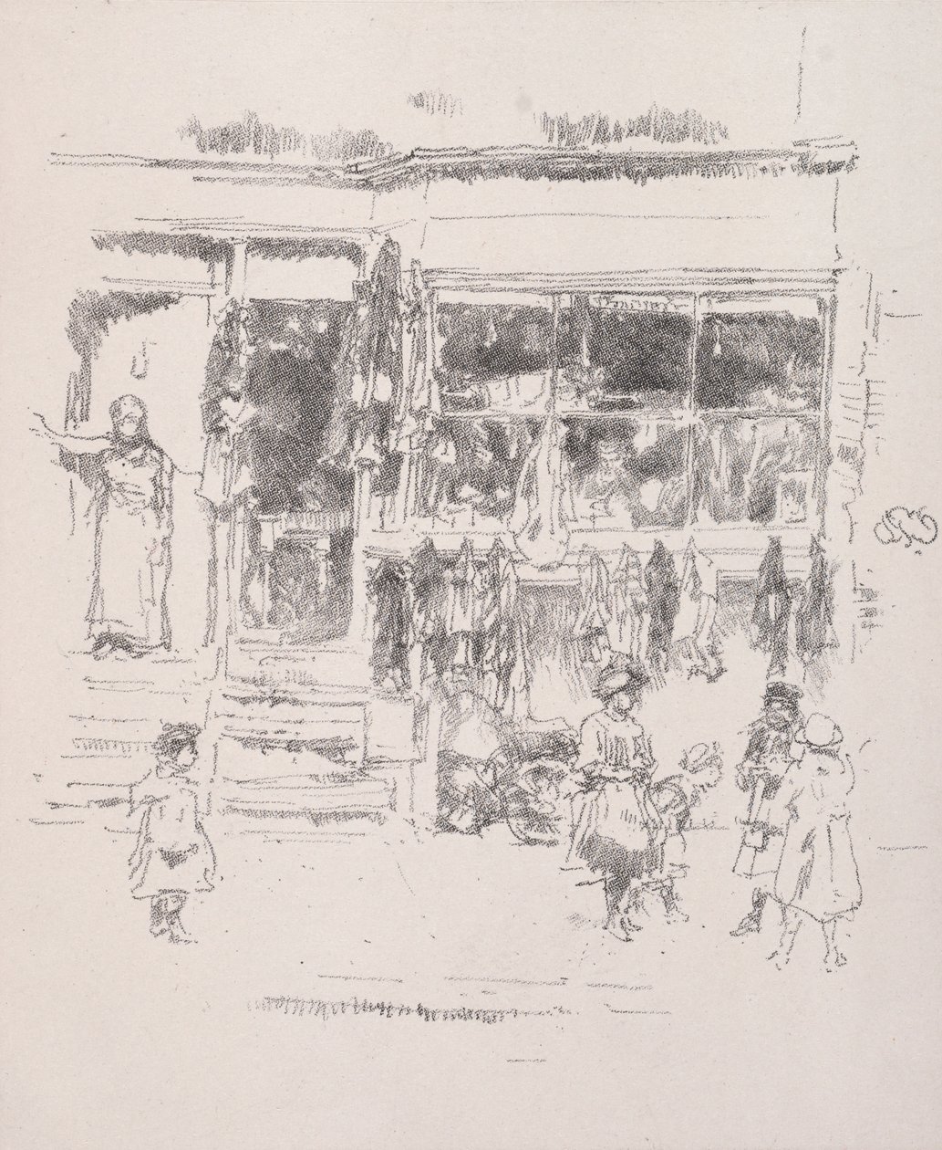 Chelsea Rags, 1888 door James Abbott McNeill Whistler