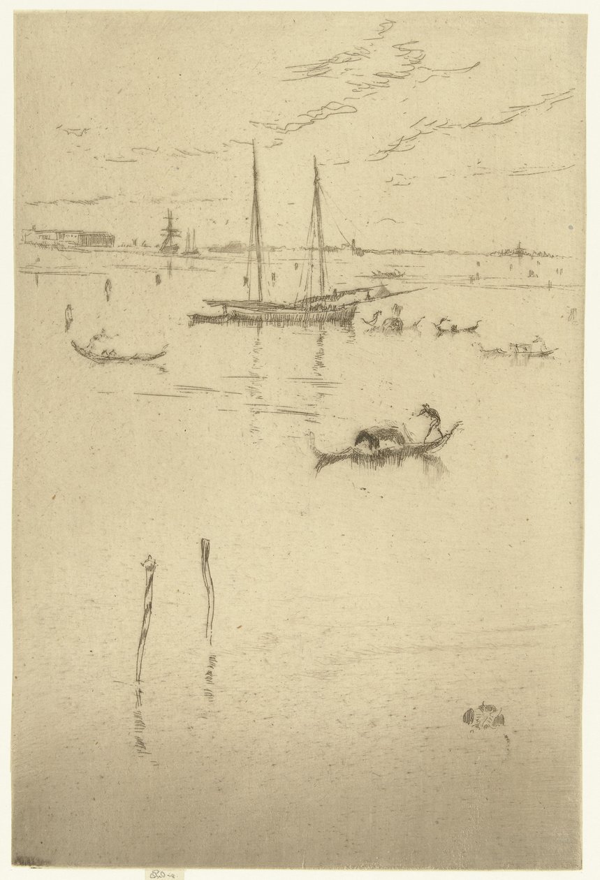 De kleine lagune door James Abbott McNeill Whistler