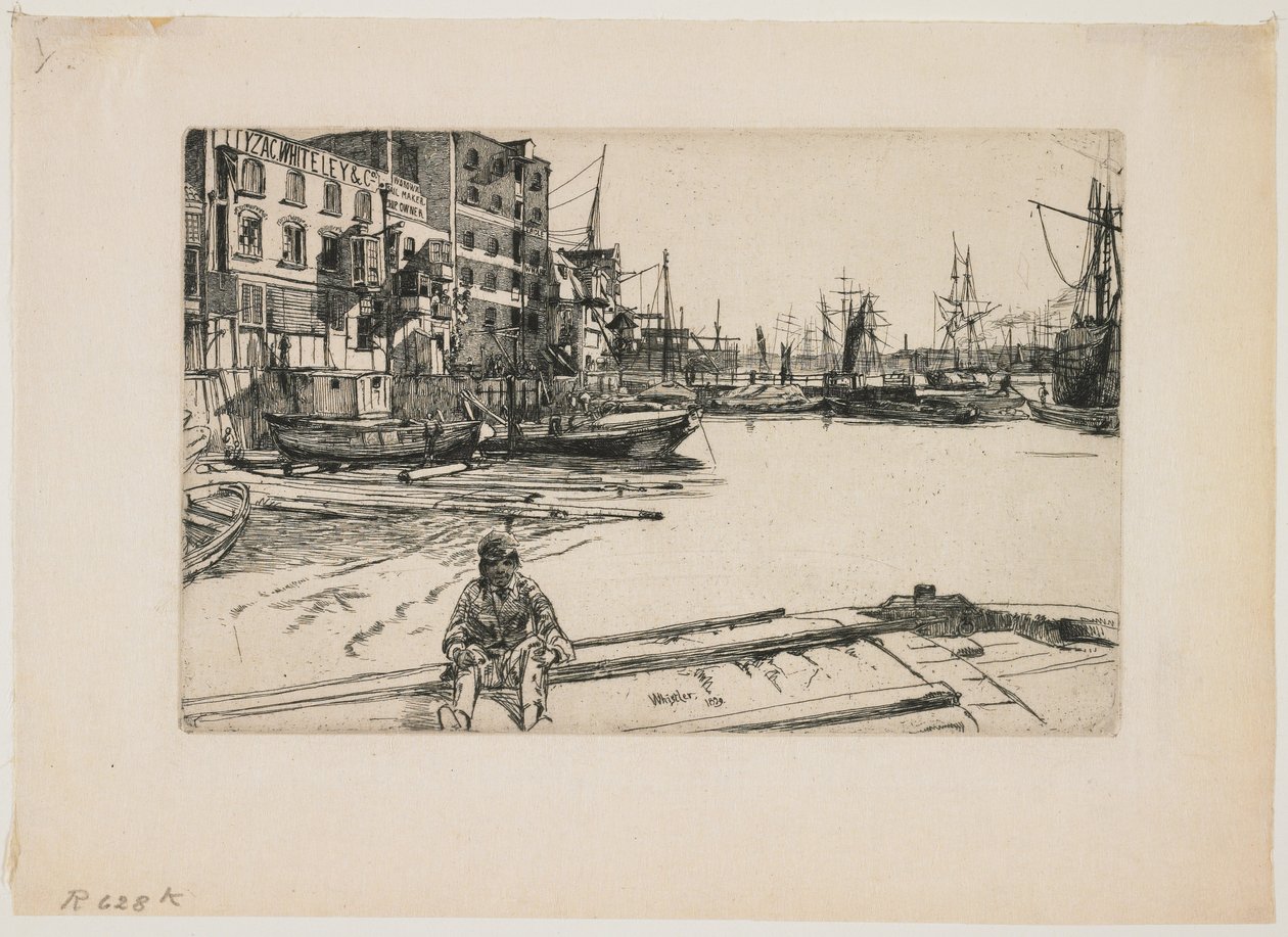 Adelaarswerf door James Abbott McNeill Whistler
