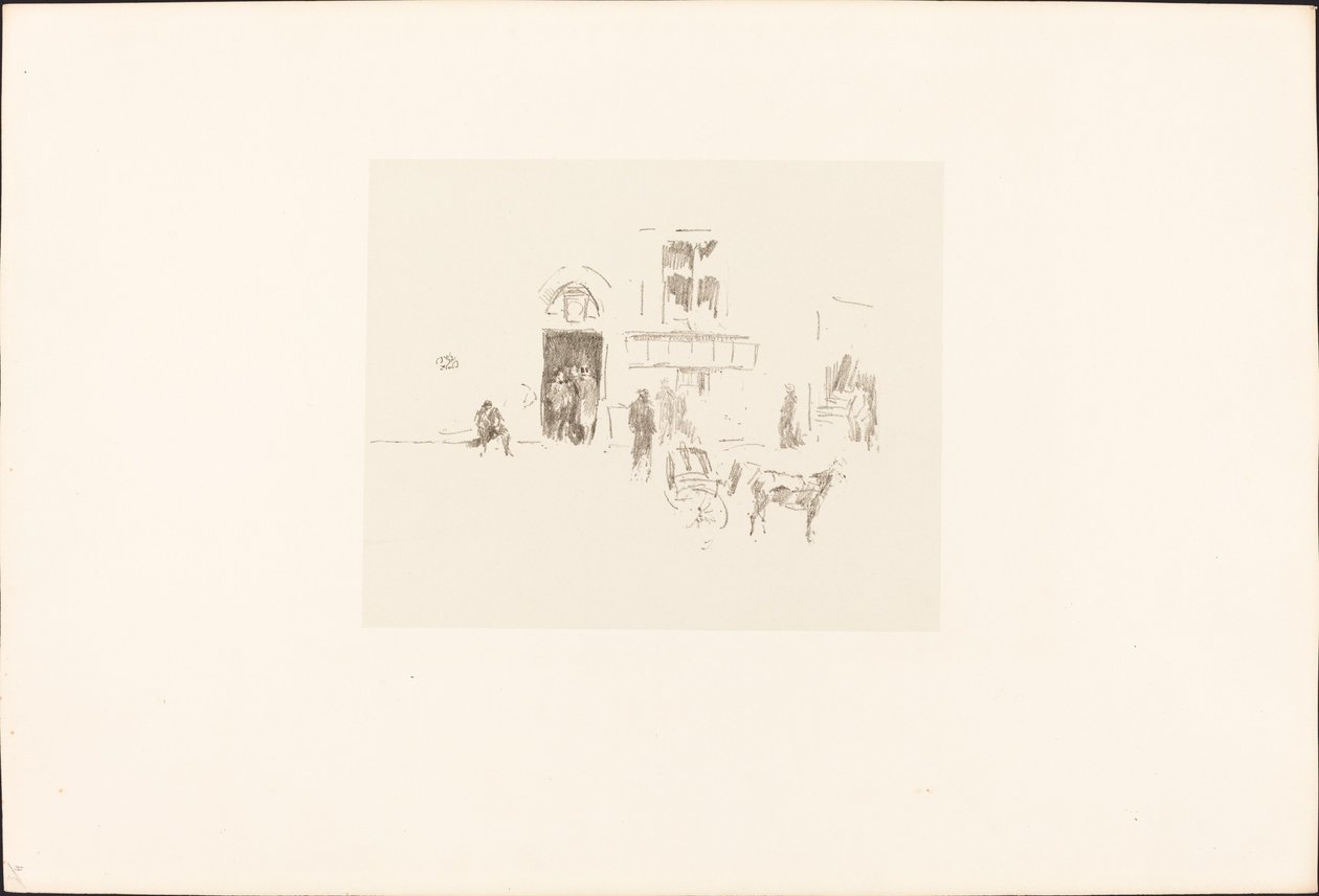 Gaiety Stage Door, 1879-1887 door James Abbott McNeill Whistler