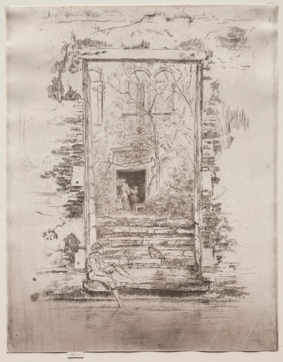 Tuin, 1886 door James Abbott McNeill Whistler