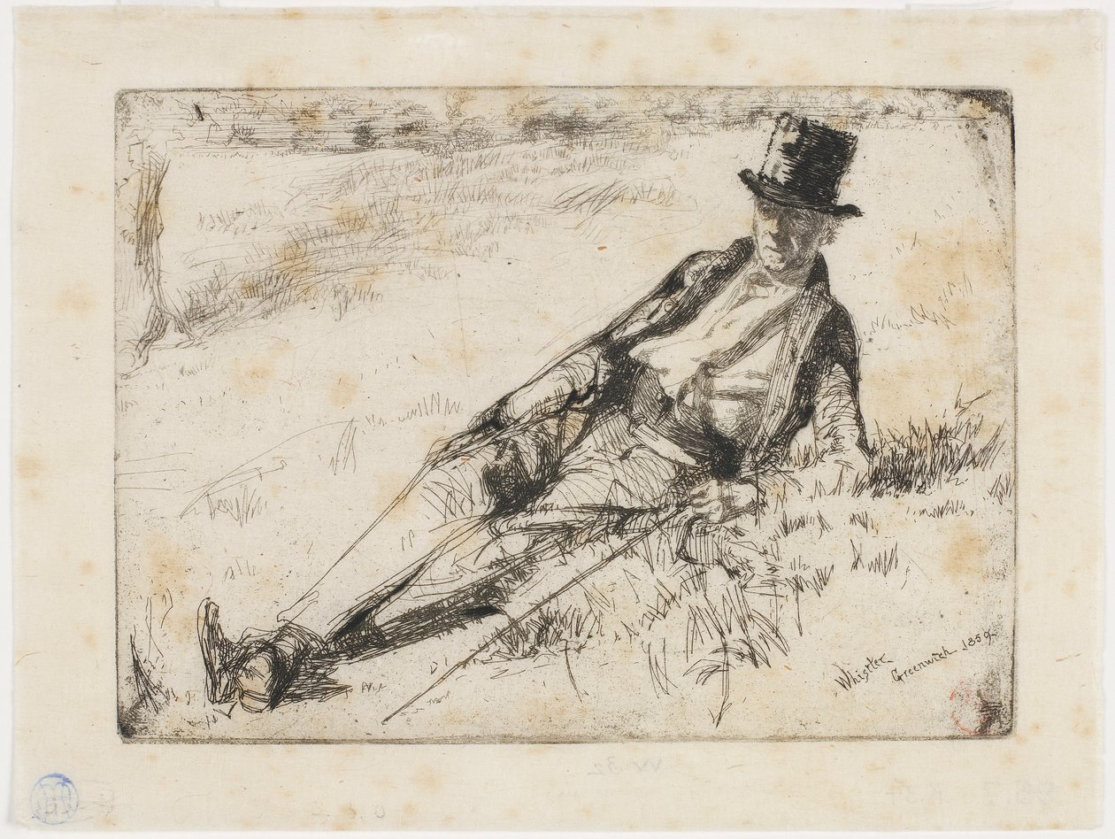 Greenwich Gepensioneerde door James Abbott McNeill Whistler