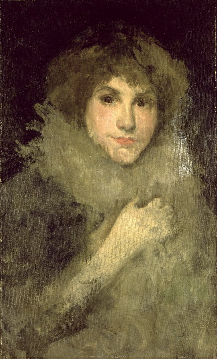 Grijs en zilver: La Petite Souris door James Abbott McNeill Whistler