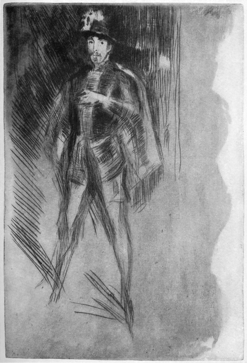 Henry Irving als Filips van Spanje door James Abbott McNeill Whistler