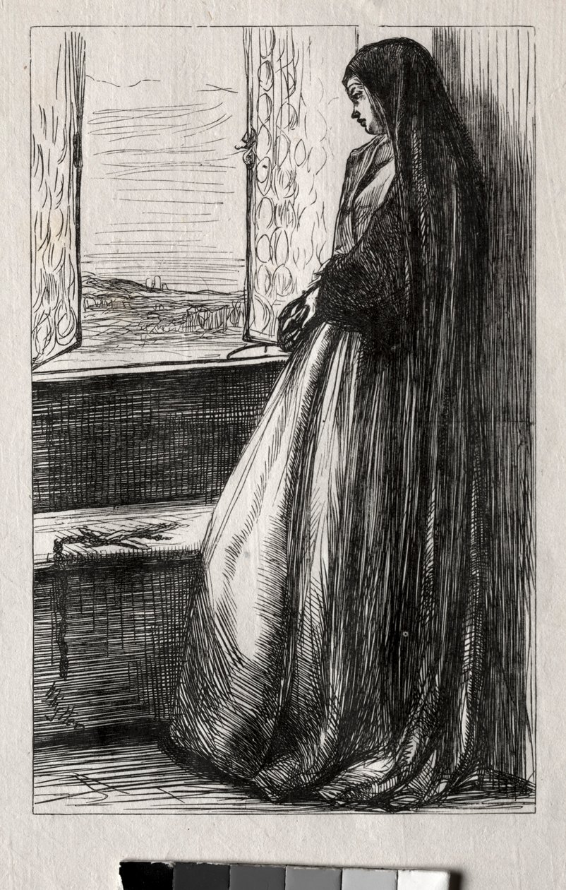 Illustratie voor Graaf Bruckhardt in Once a Week door James Abbott McNeill Whistler