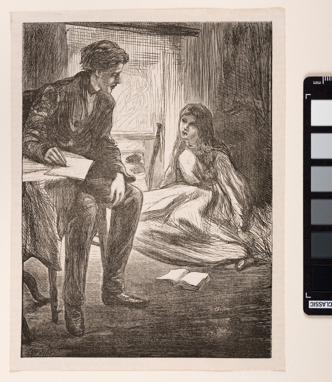 Kenneth en Lena Graeme, in "De Proefpreek", 1862 door James Abbott McNeill Whistler