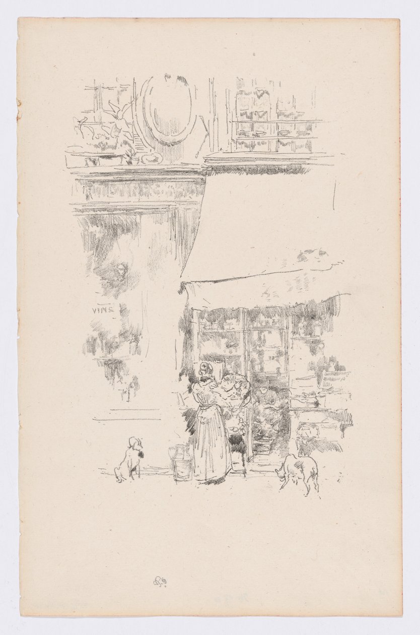 La Fruitière de la rue de Grenelle door James Abbott McNeill Whistler
