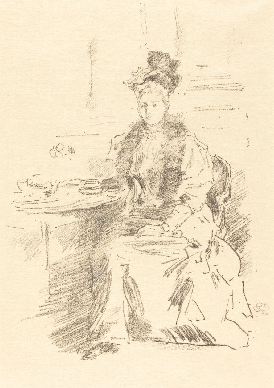 La Jolie New Yorkaise door James Abbott McNeill Whistler