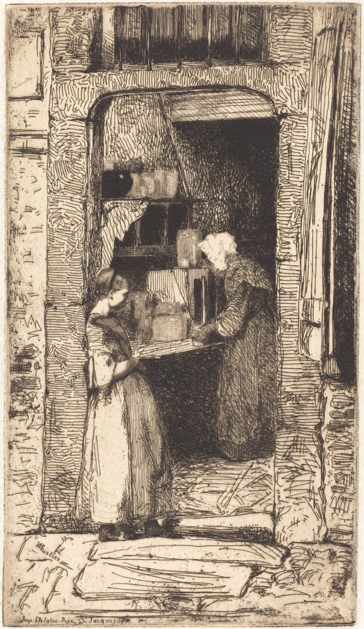 La Marchande de Moutarde, 1858 door James Abbott McNeill Whistler