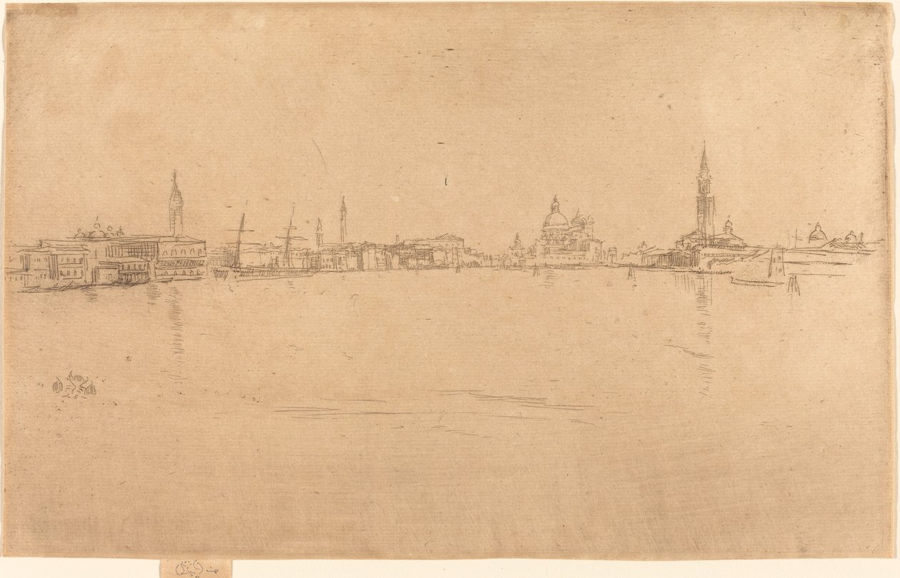 La Salute: Dageraad, 1879-1880 door James Abbott McNeill Whistler