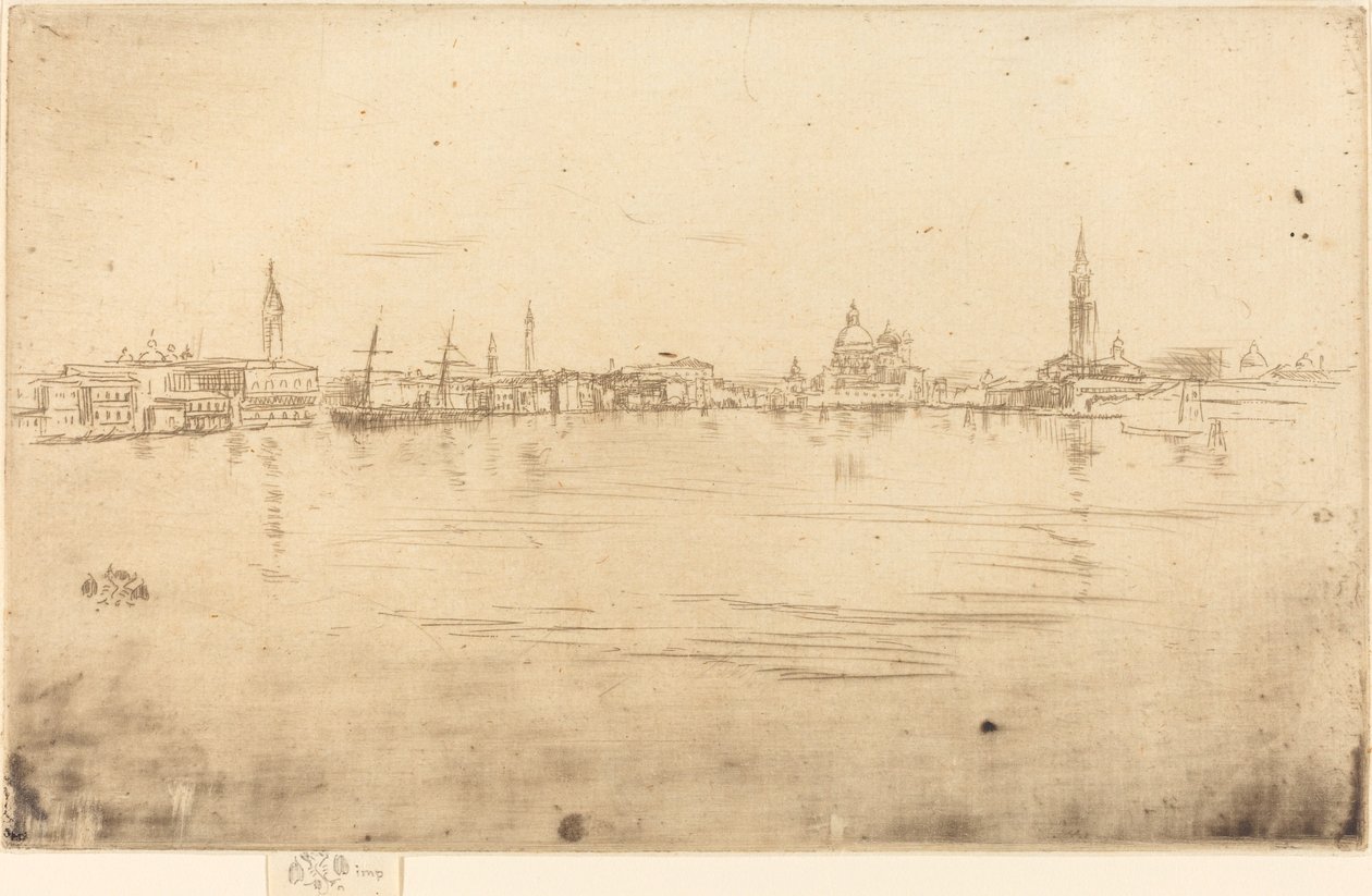 La Salute: Dageraad, 1879-1880 door James Abbott McNeill Whistler