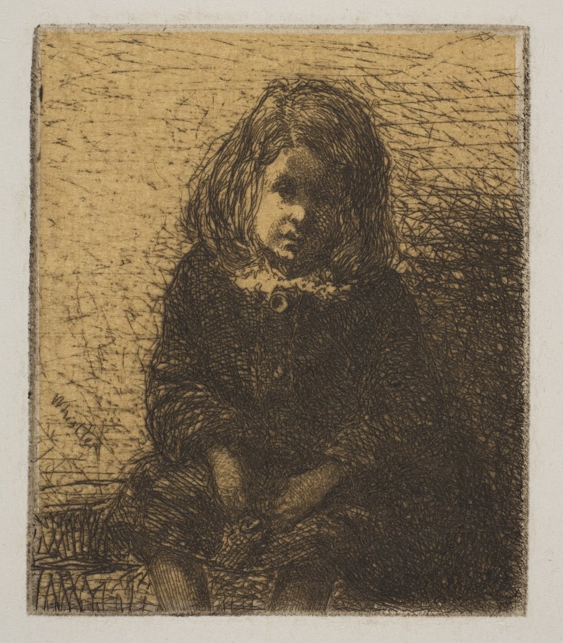 Kleine Arthur, 1857-58 door James Abbott McNeill Whistler