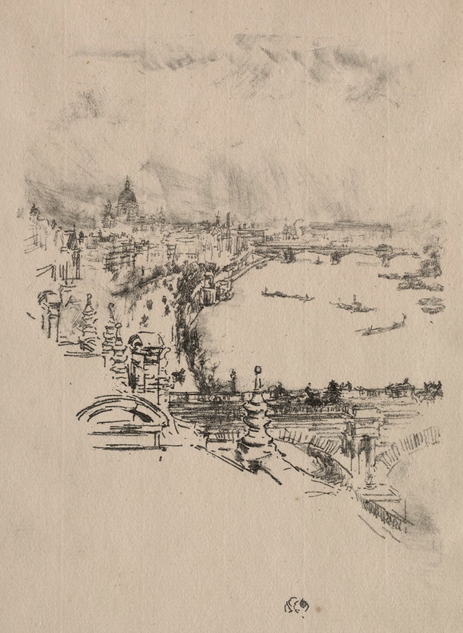 Klein Londen door James Abbott McNeill Whistler