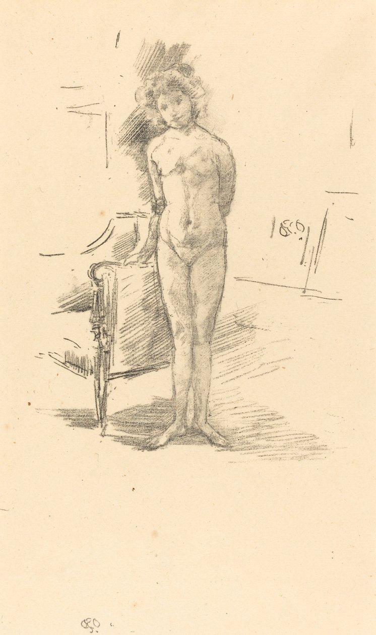 Klein Londen model, 1896 door James Abbott McNeill Whistler