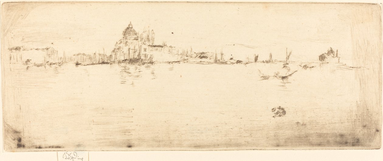 Kleine groet, 1879-1880 door James Abbott McNeill Whistler