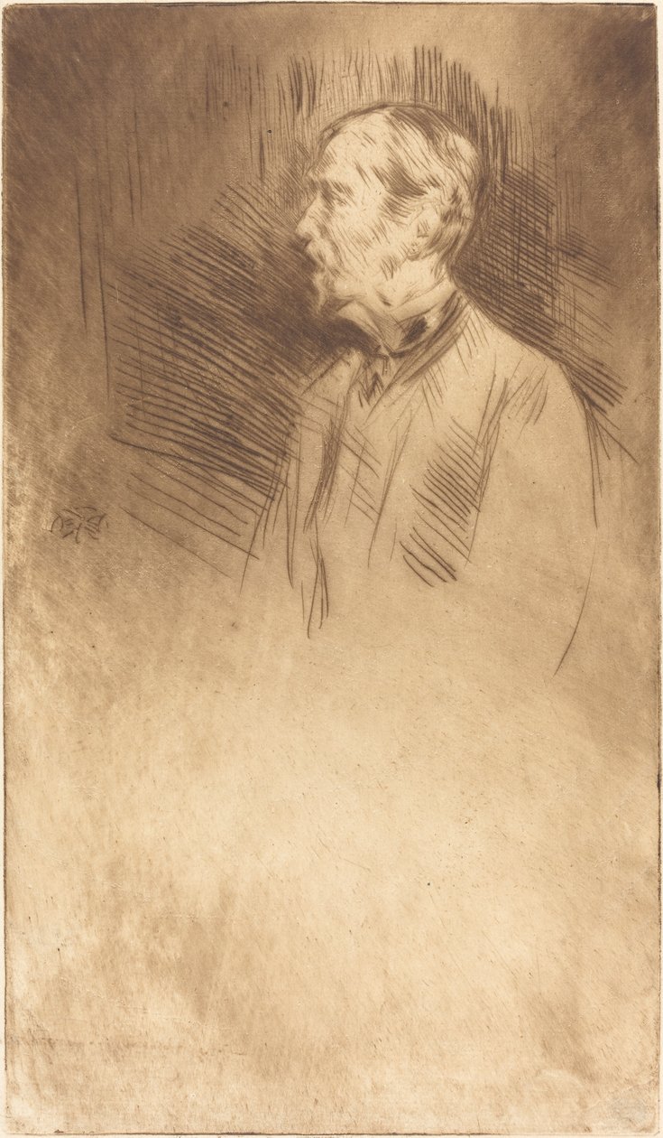 Lord Wolseley, ca. 1877 door James Abbott McNeill Whistler