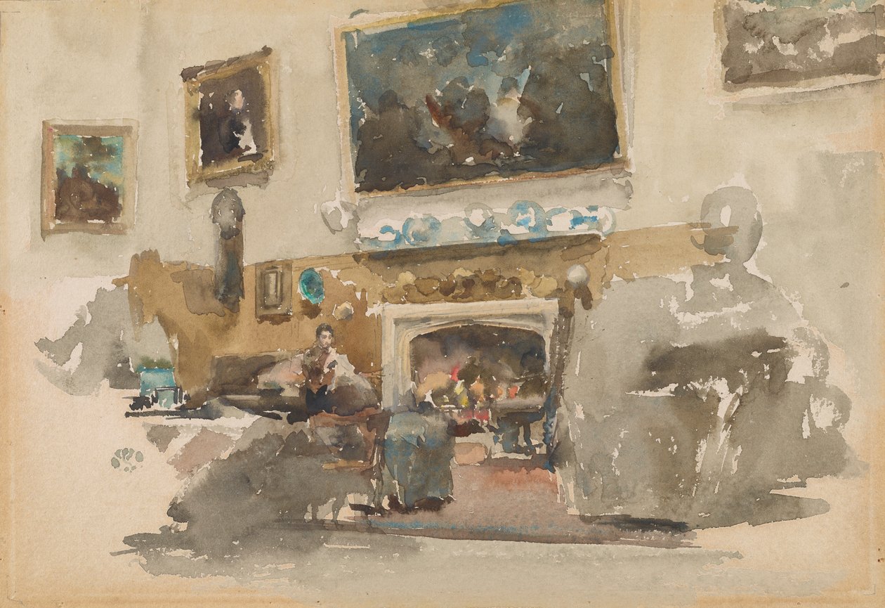 Moreby Hall door James Abbott McNeill Whistler