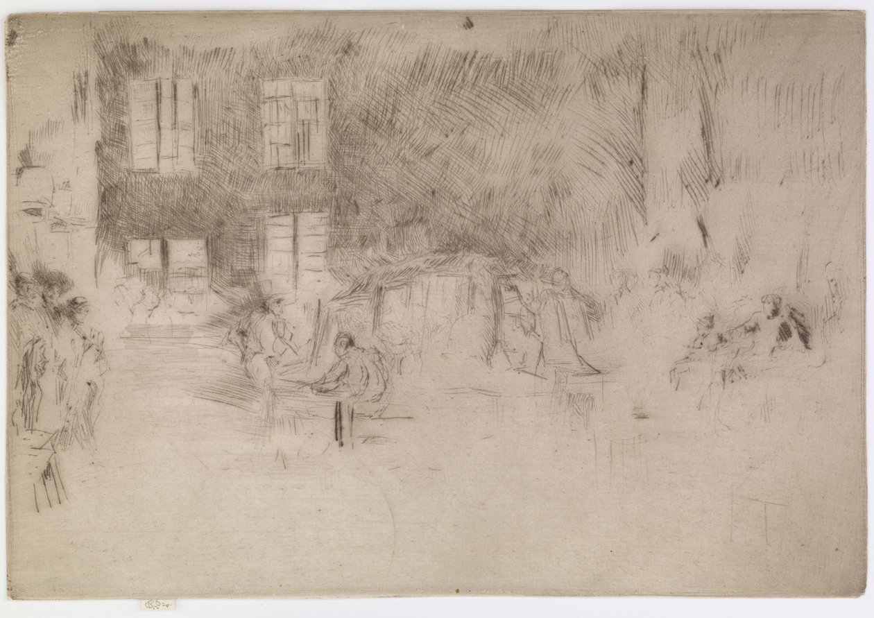 Murano-glasoven, 1879-1880 door James Abbott McNeill Whistler