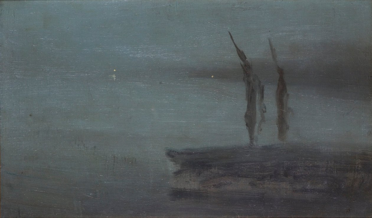 Nocturne door James Abbott McNeill Whistler