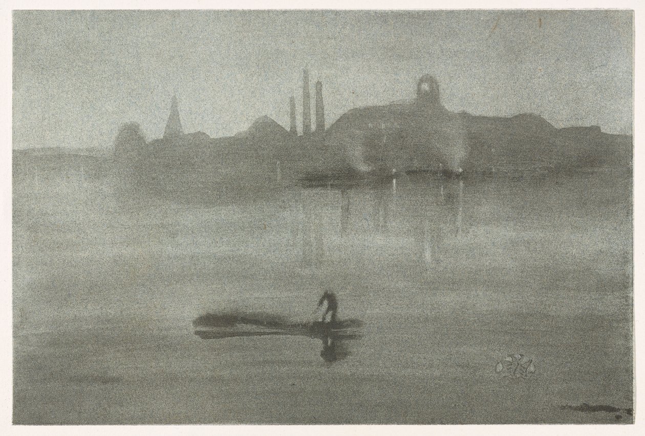 Nocturne, 1878 door James Abbott McNeill Whistler