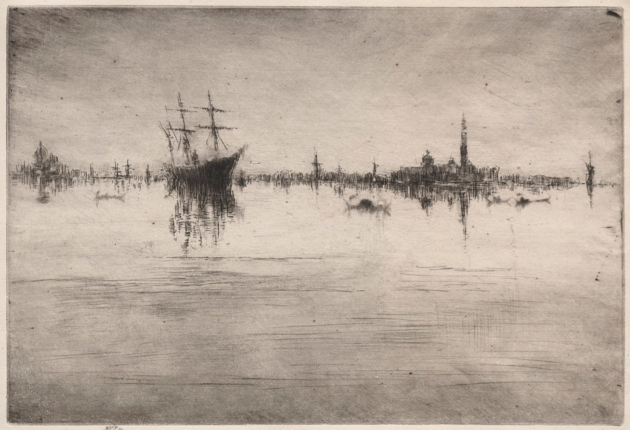 Nocturne, 1879-1880 door James Abbott McNeill Whistler