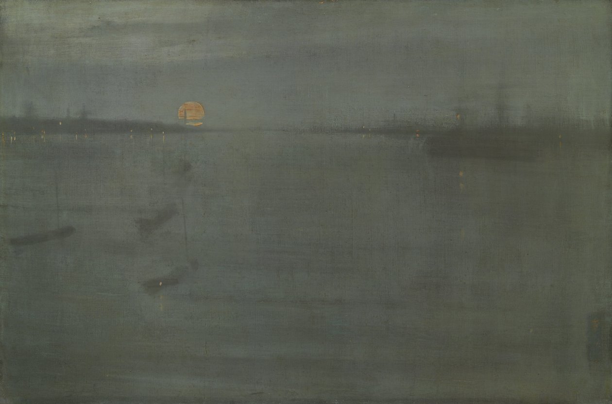 Nocturne: Blauw en Goud - Southampton Water, 1872 door James Abbott McNeill Whistler