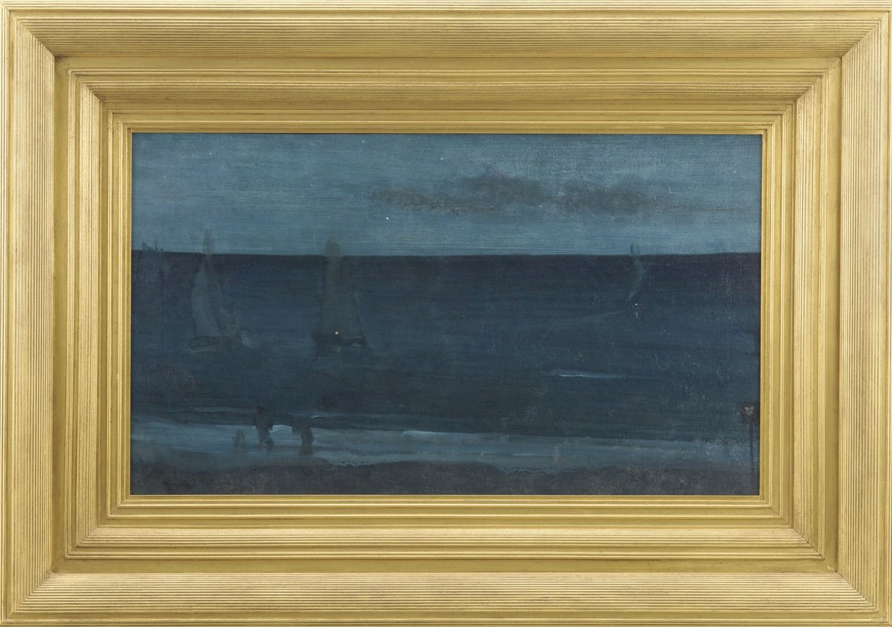 Nocturne: Blauw en Zilver - Bognor, 1871-76 door James Abbott McNeill Whistler