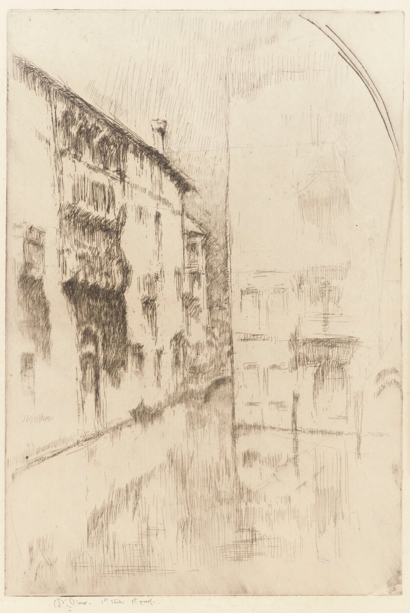 Nocturne: Paleizen, 1879-1880 door James Abbott McNeill Whistler