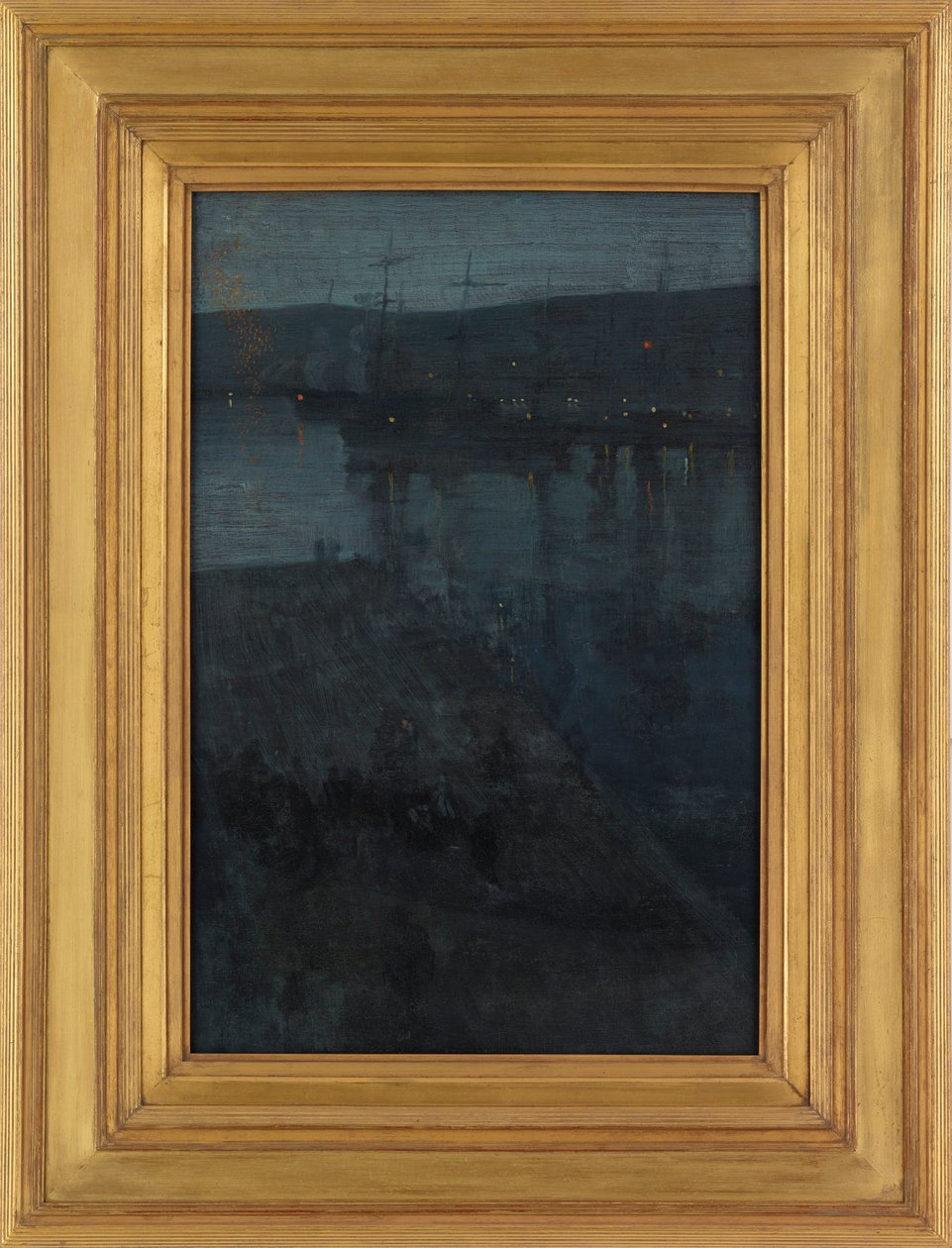 Nocturne in Blauw en Goud: Valparaiso, 1866-ca. 1874 door James Abbott McNeill Whistler
