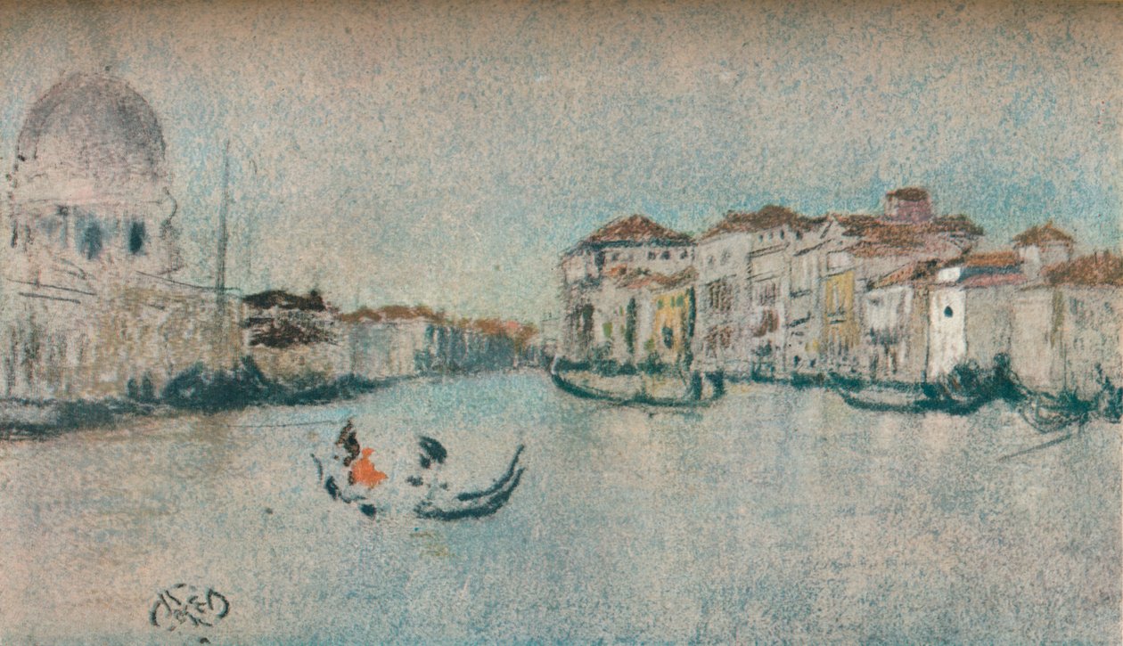 Op een Venetiaans kanaal, c1854-1903, 1903 door James Abbott McNeill Whistler
