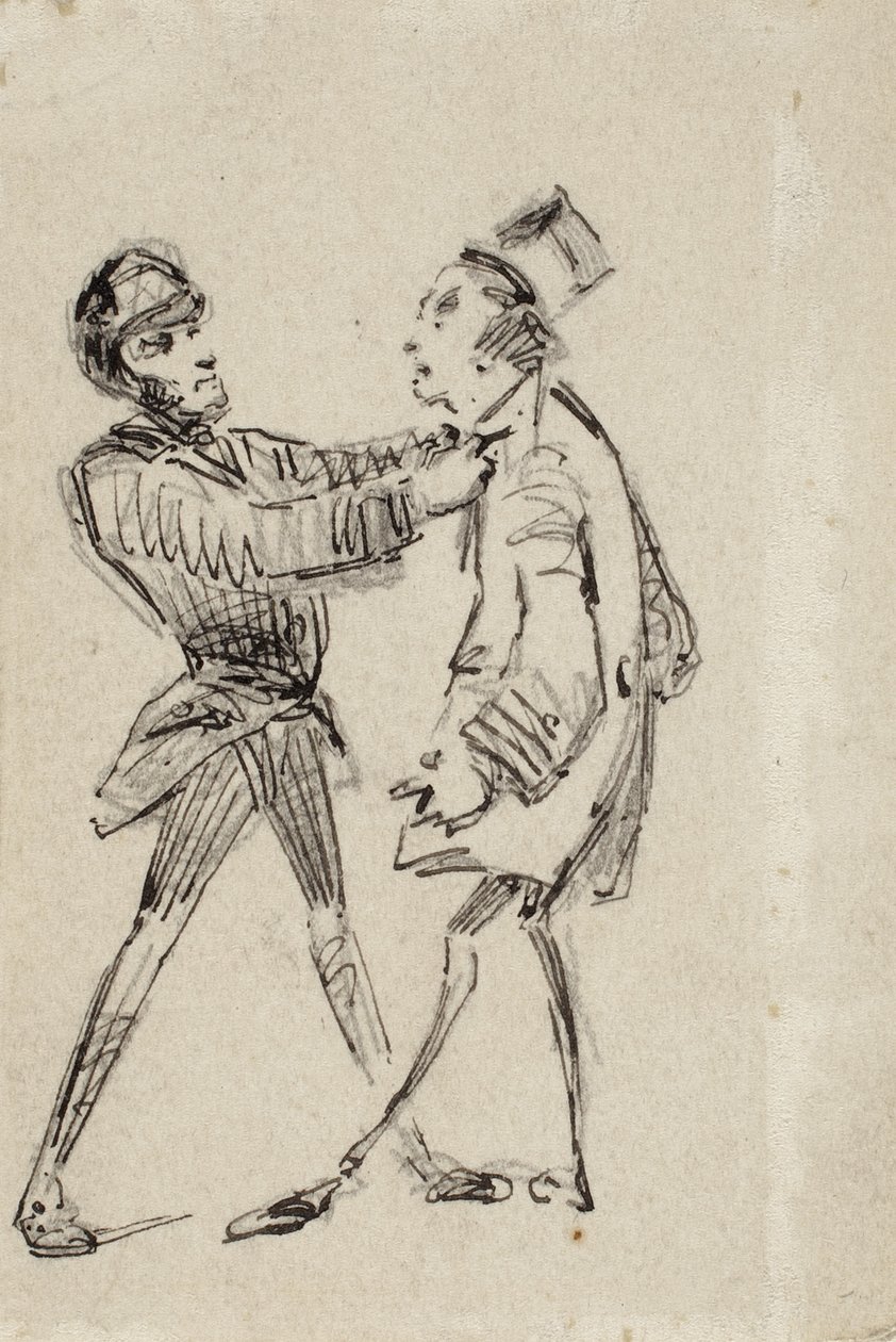 Politieman en burger door James Abbott McNeill Whistler