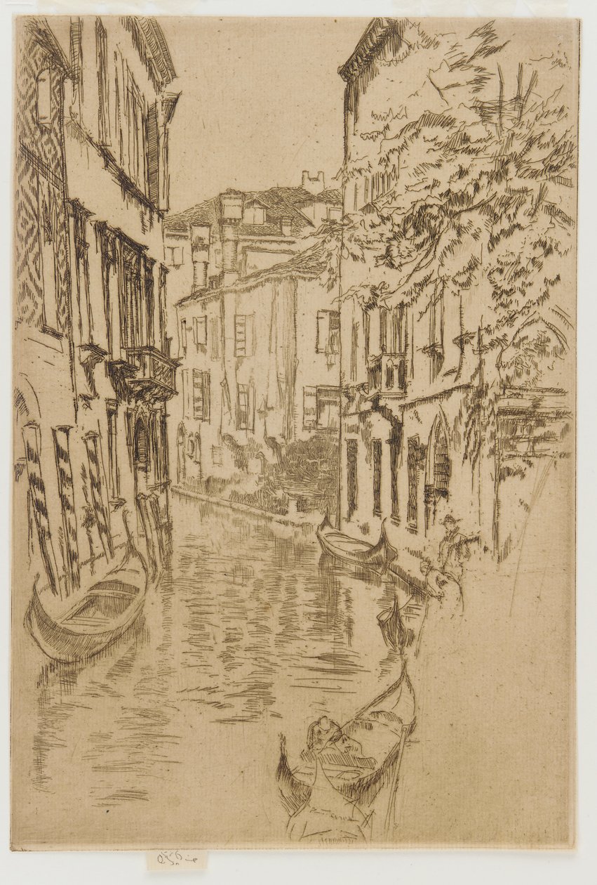 Rustig kanaal, 1879-1880 door James Abbott McNeill Whistler