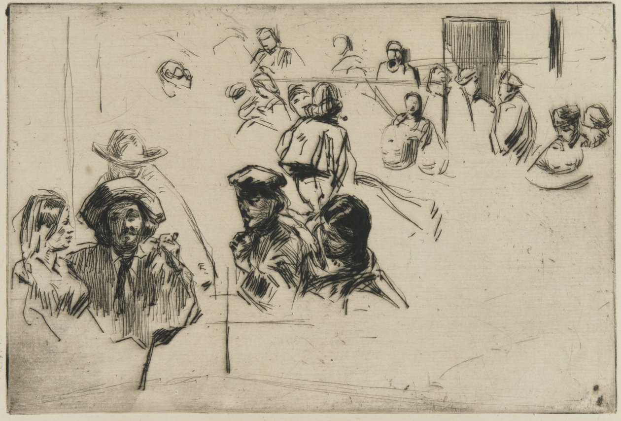 Ratcliffe Highway, 1861 door James Abbott McNeill Whistler