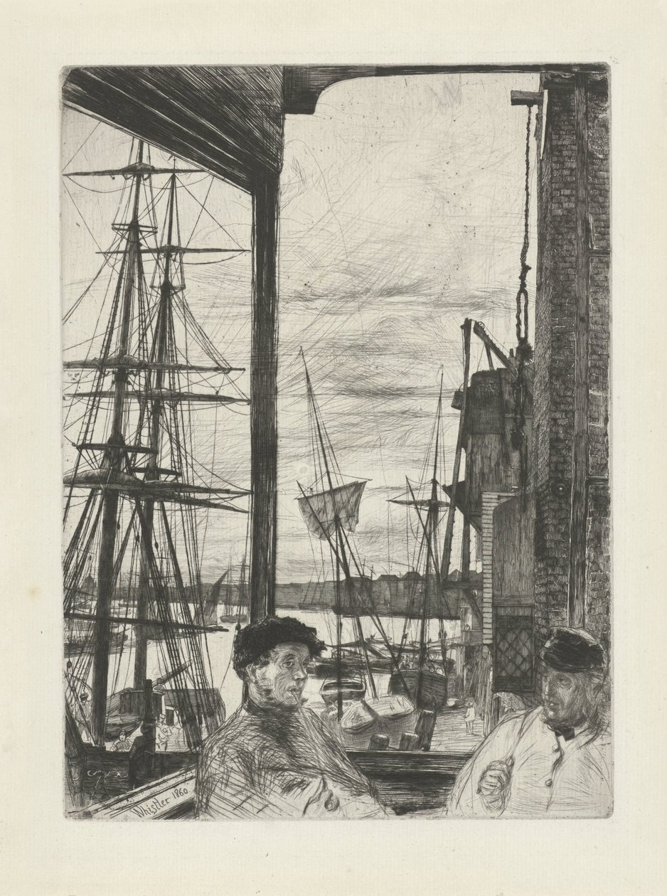Rotherhithe door James Abbott McNeill Whistler