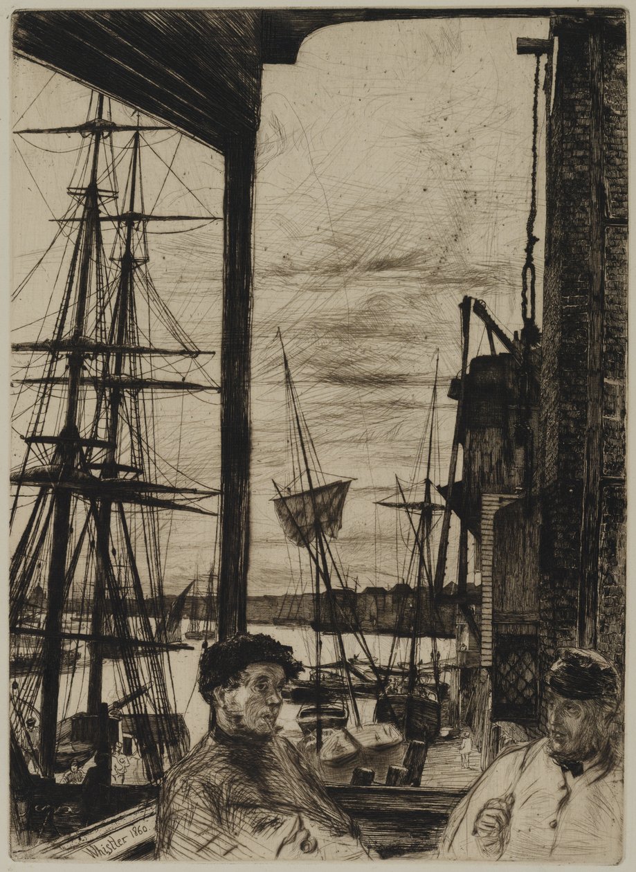 Rotherhithe door James Abbott McNeill Whistler