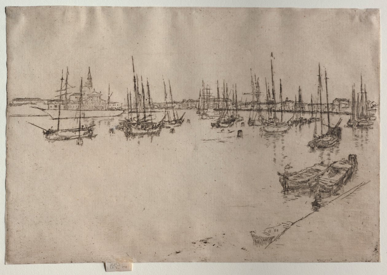 San Giorgio, Venetië door James Abbott McNeill Whistler