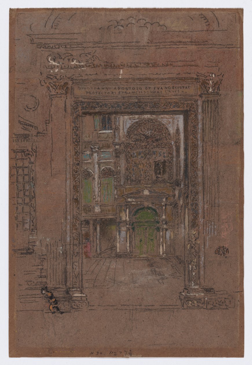 San Giovanni Apostolo et Evangelistae door James Abbott McNeill Whistler