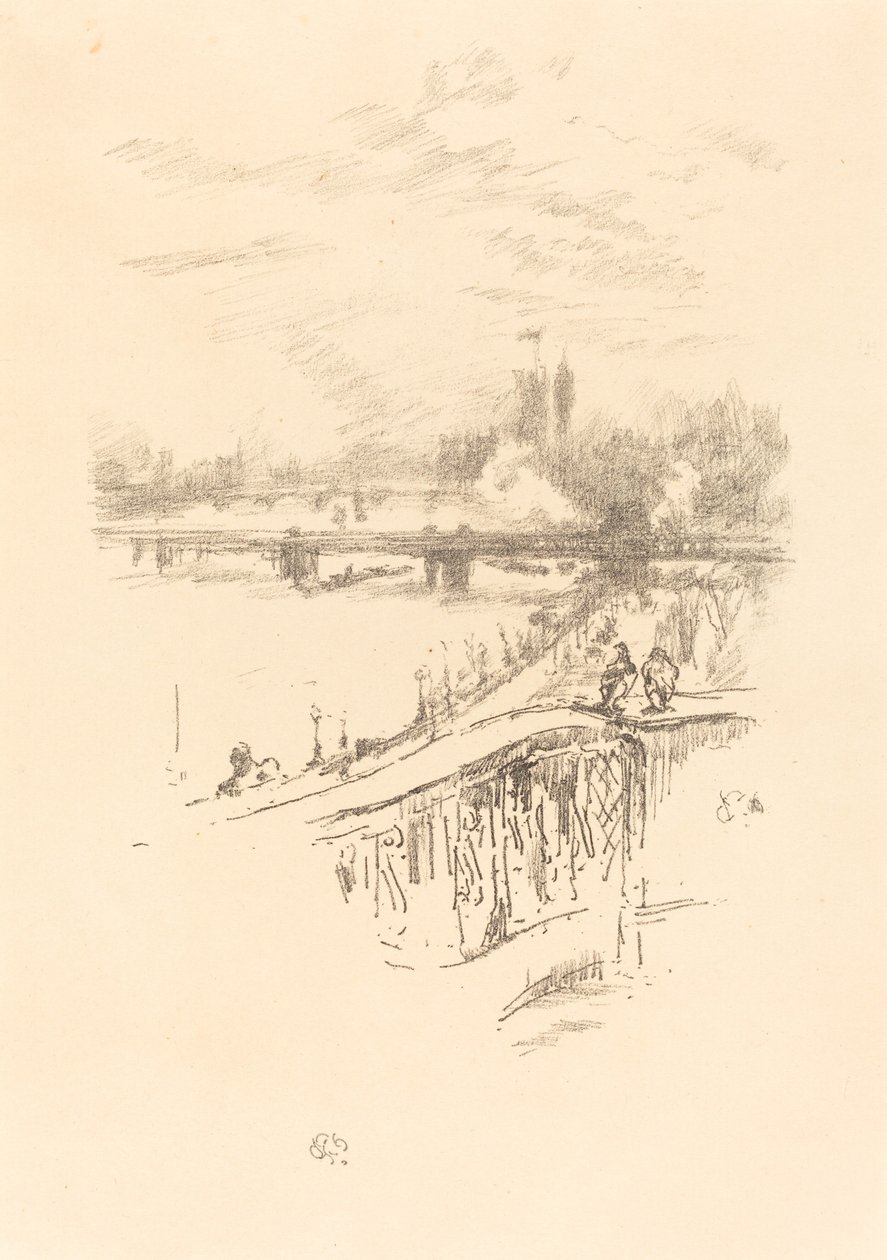 Savoy Duiven, 1896 door James Abbott McNeill Whistler