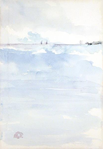 Zeegezicht door James Abbott McNeill Whistler