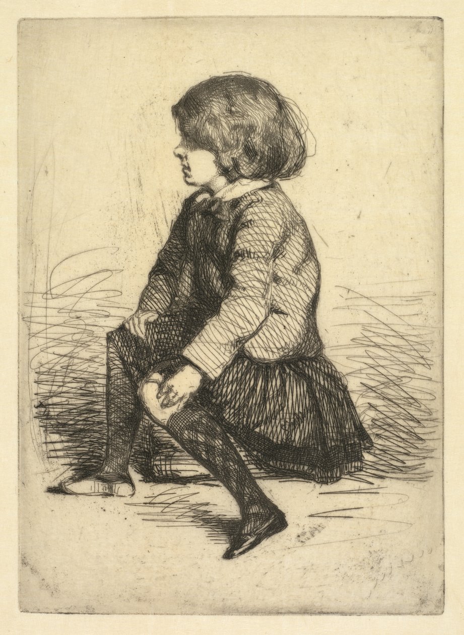 Seymour Haden Jr., Zittend door James Abbott McNeill Whistler