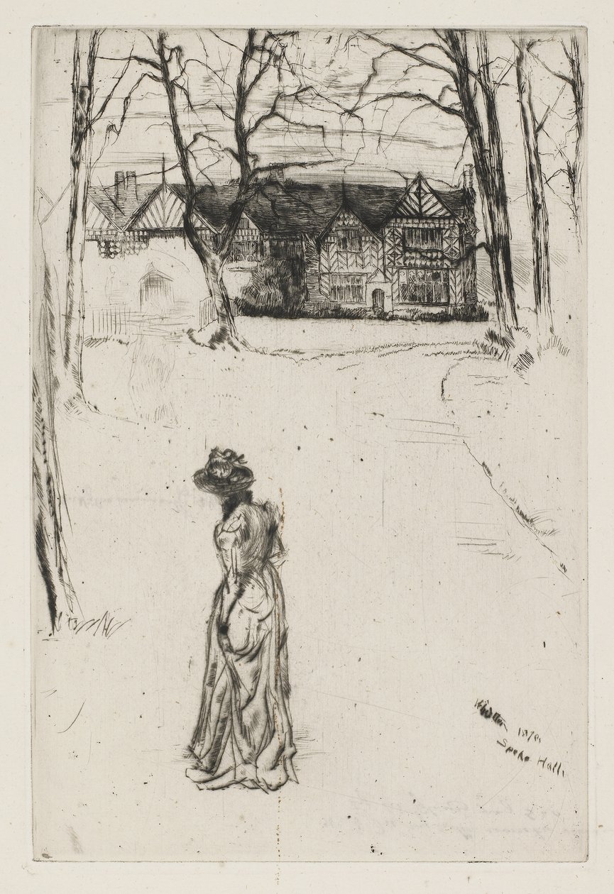 Speke Hall, No. 1, 1870 door James Abbott McNeill Whistler