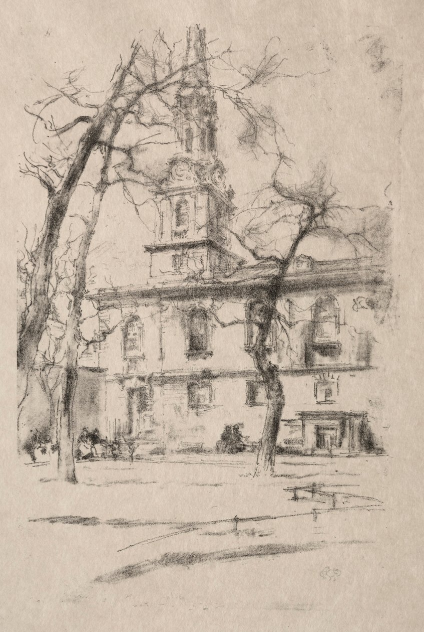 St. Giles-in-the-Fields, 1896 door James Abbott McNeill Whistler