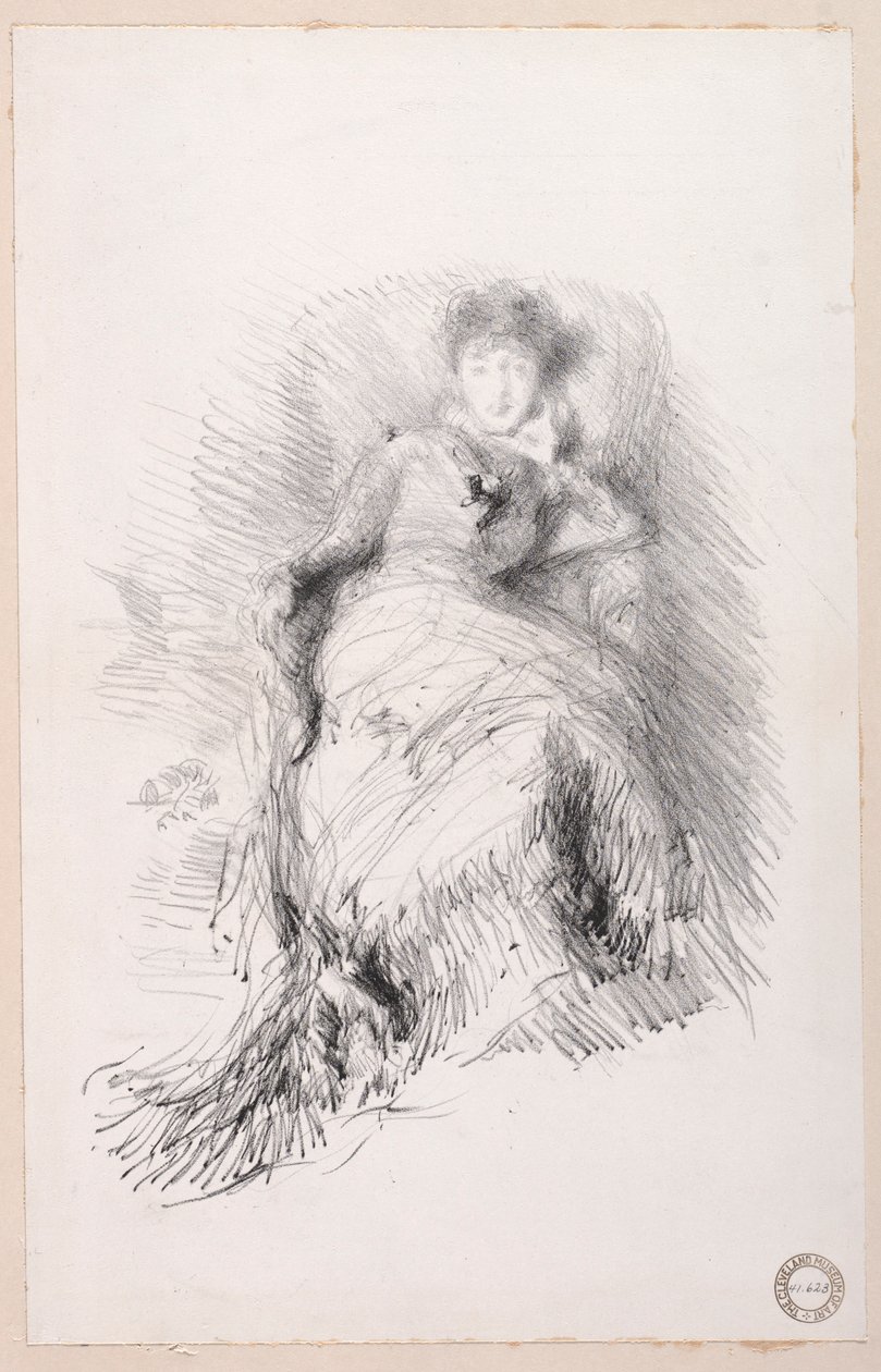 Studie, 1878 door James Abbott McNeill Whistler