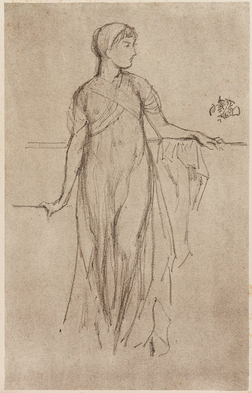 Studie, 1879 door James Abbott McNeill Whistler