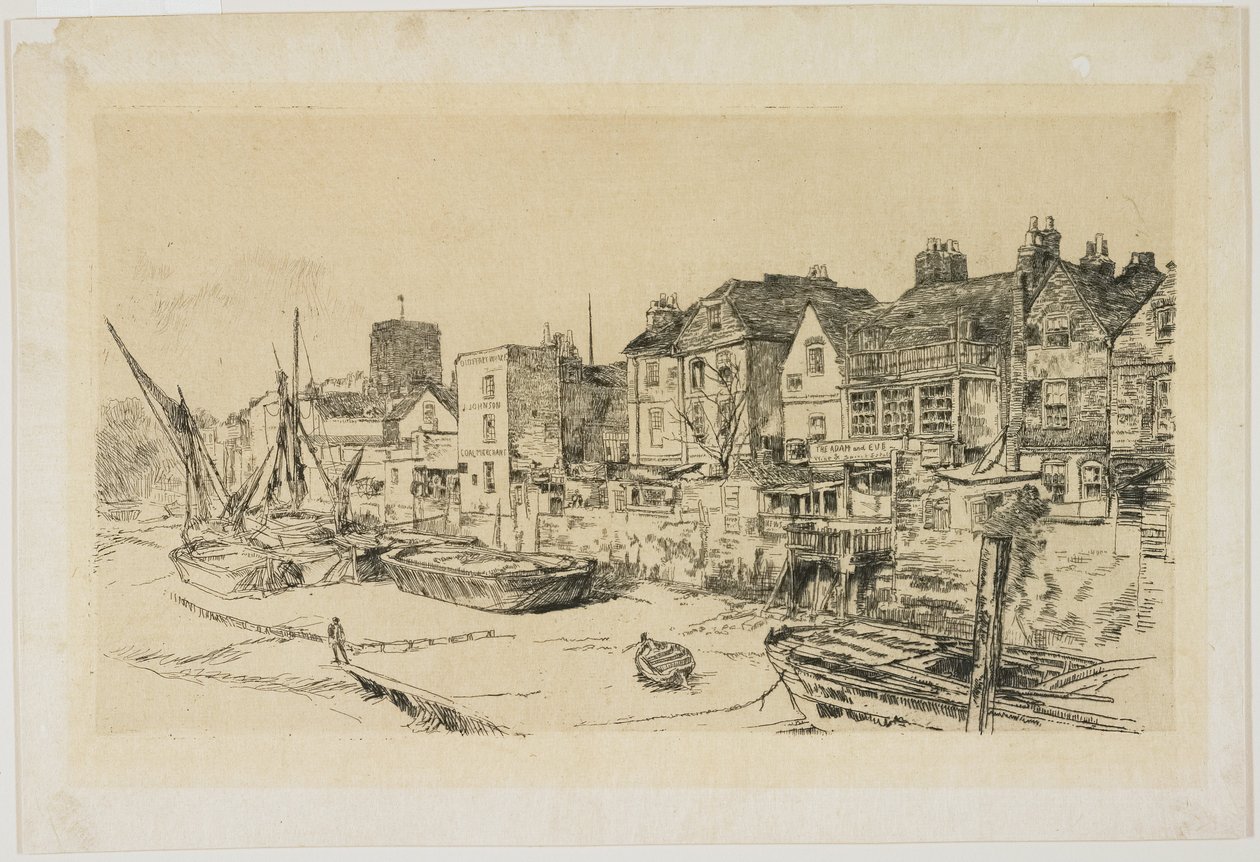 De Adam en Eva, Oud-Chelsea door James Abbott McNeill Whistler