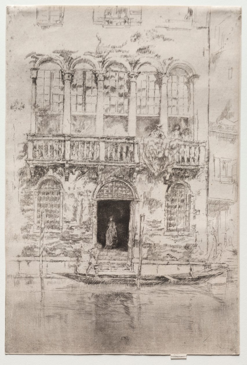 Het Balkon door James Abbott McNeill Whistler