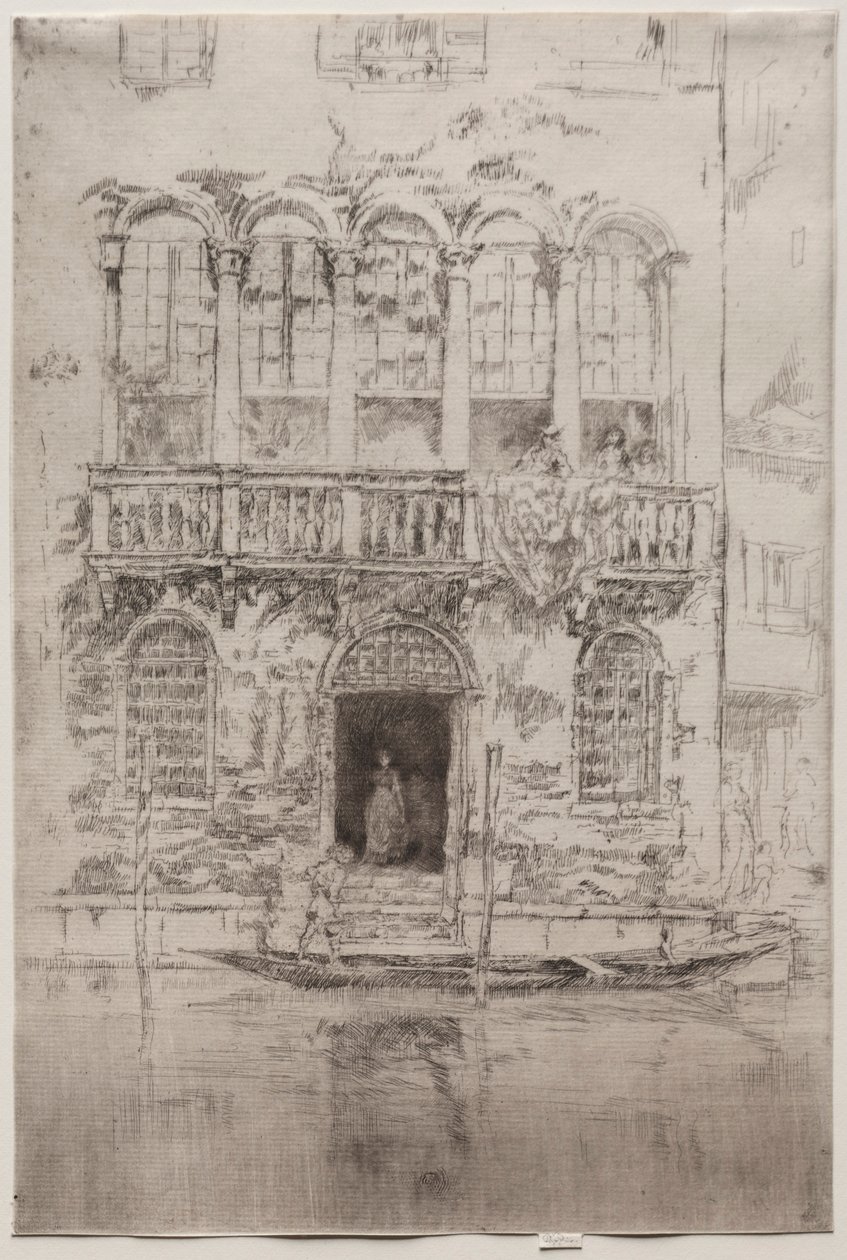 Het Balkon, ca. 1880 door James Abbott McNeill Whistler